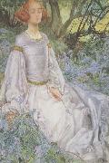 Eleanor Fortescue-Brickdale,RWS In the Spring Time (mk460 oil painting picture wholesale